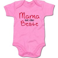 G-graphics Kurzarmbody Baby Body - Mama ist die Beste mit Spruch / Sprüche • Babykleidung • Geschenk zum Muttertag / zur Geburt / Taufe / Babyshower / Babyparty • Strampler von G-graphics