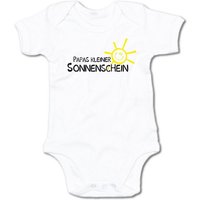 G-graphics Kurzarmbody Baby Body - Papas kleiner Sonnenschein mit Spruch / Sprüche • Babykleidung • Geschenk zum Vatertag / zur Geburt / Taufe / Babyshower / Babyparty • Strampler von G-graphics