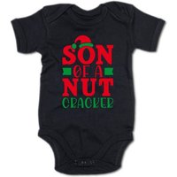 G-graphics Kurzarmbody Baby Body - Son of a Nutcracker mit Spruch / Sprüche • Babykleidung • Geschenk zum Weihnachten • Strampler von G-graphics