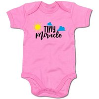 G-graphics Kurzarmbody Baby Body - Tiny Miracle mit Spruch / Sprüche • Babykleidung • Geschenk zur Geburt / Taufe / Babyshower / Babyparty • Strampler von G-graphics