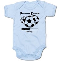 G-graphics Kurzarmbody Fußball-Experte – loading... Baby Body mit Spruch / Sprüche / Print / Motiv von G-graphics