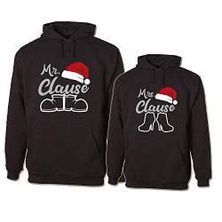 G-graphics Partner Hoodie-Set Mr Clause & Mrs Clause 161.0036 (Mann L/Frau L) von G-graphics