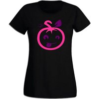 G-graphics T-Shirt Damen T-Shirt - Freche Tomate Pink-Purple-Collection, mit trendigem Frontprint, Slim-fit, Aufdruck auf der Vorderseite, Print/Motiv, für jung & alt von G-graphics