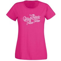 G-graphics T-Shirt Damen T-Shirt - Good things take time Slim-fit, mit trendigem Frontprint, Aufdruck auf der Vorderseite, Spruch/Sprüche/Print/Motiv, für jung & alt von G-graphics