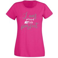 G-graphics T-Shirt Damen T-Shirt - I am proud not to be perfect mit trendigem Frontprint, Slim-fit, Aufdruck auf der Vorderseite, Spruch/Sprüche/Print/Motiv, für jung & alt von G-graphics
