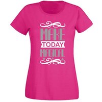G-graphics T-Shirt Damen T-Shirt - Make today magical mit trendigem Frontprint, Aufdruck auf der Vorderseite, Spruch/Sprüche/Print/Motiv, für jung & alt, Slim-fit von G-graphics