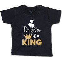 G-graphics T-Shirt Daughter of a King Baby T-Shirt, mit Spruch / Sprüche / Print / Aufdruck von G-graphics