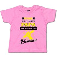 G-graphics T-Shirt Egal wie cool dein Papa ist, meiner ist Elektriker! Baby T-Shirt, mit Spruch / Sprüche / Print / Aufdruck von G-graphics