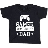 G-graphics T-Shirt Gamer just like my Dad Baby T-Shirt, mit Spruch / Sprüche / Print / Aufdruck von G-graphics