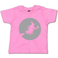 G-graphics T-Shirt Hexe auf dem Besen Baby T-Shirt, mit Print / Aufdruck von G-graphics