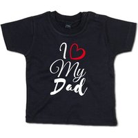 G-graphics T-Shirt I love my Dad Baby T-Shirt, mit Spruch / Sprüche / Print / Aufdruck von G-graphics