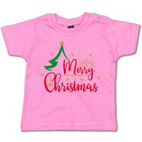 G-graphics T-Shirt Merry Christmas Baby T-Shirt, mit Spruch / Sprüche / Print / Aufdruck von G-graphics