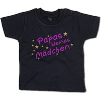 G-graphics T-Shirt Papas kleines Mädchen Baby T-Shirt, mit Spruch / Sprüche / Print / Aufdruck von G-graphics