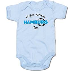 G-graphics Unser Kleiner Hamburg Fan Baby-Body Suite Strampler 250.0487 (0-3 Monate, blau) von G-graphics