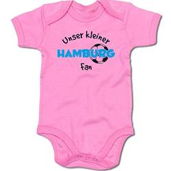 G-graphics Unser Kleiner Hamburg Fan Baby-Body Suite Strampler 250.0487 (0-3 Monate, pink) von G-graphics