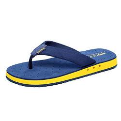 Flip Flops Sandalen Öffnen Zehe-Strand-Schuhe Eva-Material Anti-Rutsch-Outdoor Sports Meer 38-44 (Color : Blue, Size : 40) von G&F