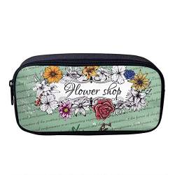 Mit Reißverschluss Federmäppchen Flower Shop Pouch für Schreibwaren, Make-up-Tasche von G.H.Y