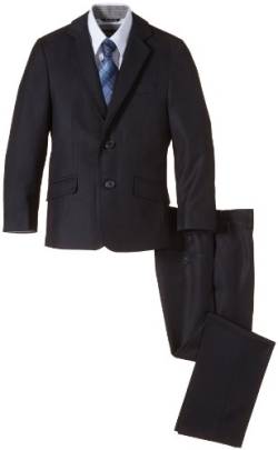 G.O.L. Jungen Bekleidungsset 4-tlg. Anzug, bestehend aus Sakko, Hose, Hemd, Krawatte, Gr. 140, Blau (navy 1) von G.O.L.