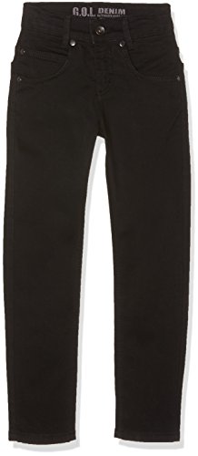 G.O.L. Jungen Röhren-Edel-Jeans, Slimfit Jeanshosen, Schwarz (Black 2), 170 von G.O.L.