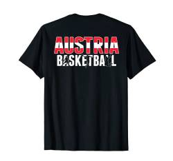 Proud Austria Basketball-Fans Trikot – Österreichische Flagge Baller T-Shirt von G2T Austria Summer Sports Basketball