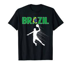 Brasilien-Basketball-Liebhaber-Trikot – unterstützt brasilianische Baller T-Shirt von G2T Brazil Summer Sports Basketball