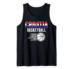 Kroatien Basketball Fans Trikot - Kroatien Flagge Sport Liebhaber Tank Top von G2T Croatia Summer Sports Basketball