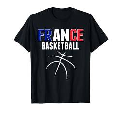Frankreich Basketball Fans Trikot - Französische Flagge Sportliebhaber T-Shirt von G2T France Summer Sports Basketball