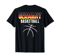Deutschland Basketball Fans Trikot - Deutsche Flagge Sport Liebhaber T-Shirt von G2T Germany Summer Sports Basketball