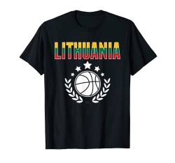 Litauen Basketball Fans Trikot - Litauische Sportliebhaber T-Shirt von G2T Lithuania Summer Sports Basketball