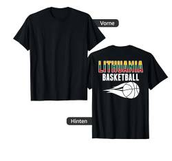 Litauische Basketball-Liebhaber-Trikot - Litauische Sportfans T-Shirt von G2T Lithuania Summer Sports Basketball