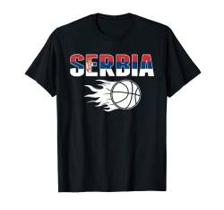 Proud Serbia Basketball Fans Trikot - Serbische Flagge Sport T-Shirt von G2T Serbia Summer Sports Basketball