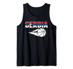 Serbien Basketball Fans Trikot - Serbische Flagge Sport Lovers Tank Top von G2T Serbia Summer Sports Basketball