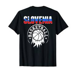 Stolze Slowenien Basketball Fans Trikot Slowenische Flagge Sport T-Shirt von G2T Slovenia Summer Sports Basketball