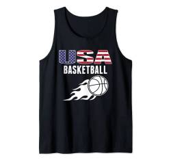 Amerika Basketball Fans Trikot - USA Flag Sport Bball Lovers Tank Top von G2T United States Summer Sports Basketball