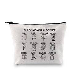 G2TUP Black History Month Gift Black Women In Science Makeup Bag Black History Cosmetic Bag Science Teacher Gift, Schwarze Frauen in der Wissenschaft MB von G2TUP