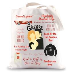 G2TUP Grease Broadway Musik-Make-up-Tasche, Fett, Film-Kosmetiktasche, Danny und Sandy-Fans, Geschenk, hoffnungslos gewidmet Ihnen, Fett T, Modern von G2TUP