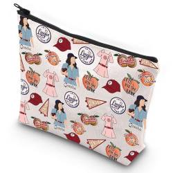 G2TUP League Peaches inspirierte Make-up-Tasche, Pfirsiche, Baseball, Reise-Kosmetik-Organizer, Rockford, Reißverschlusstasche, League Peaches Make-up-Tasche, 无 von G2TUP