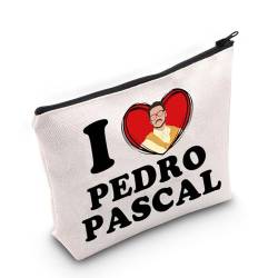 G2TUP P Pascal inspiriertes Geschenk I Love P Pascal Make-up-Tasche Daddy's G-irl Kosmetiktasche P Pascal Fan Merch, I Love P Pascal MB, Buchhalter-Definition Mb von G2TUP