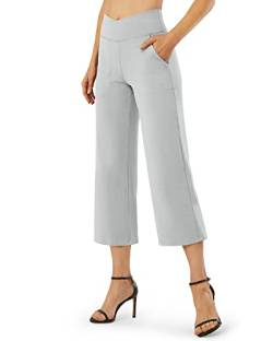 G4Free Activewear-Hosen für Damen Hohe Taille Weit geschnittene Lounge-Jogginghose Hose mit Kordelzug Lässige Arbeitshosen von G4Free