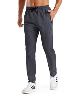 G4Free Activewear für Herren Baumwolle/Nylon Sporthose Atmungsaktiv Jogginghose Laufen Wanderhose mit Taschen von G4Free