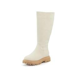 GABYLOU Bottes mollets larges 2XL - Modele Virginie, LT Beige23, 37 von GABYLOU