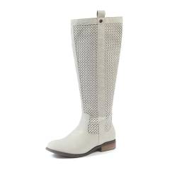 GABYLOU Bottes mollets larges XL - Modele Colette, Lt Grey, 39 von GABYLOU