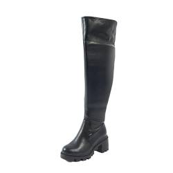 GABYLOU Bottes mollets larges XL - Modele Emmanuelle, Black23, 41 von GABYLOU