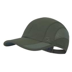 GADIEMKENSD Baseball Cap Quick Dry Sports Hat Unstructured Soft for Men Outdoor Run Golf Dad Bicycle Caps (Army Green, M) von GADIEMKENSD