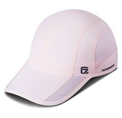 GADIEMKENSD Quick Dry Sports Hat Lightweight Breathable Soft Outdoor Running Cap Runners Caps for Women (Pink, M) von GADIEMKENSD