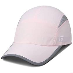 GADIEMKENSD Womens Hats Baseball Cap UPF 50+ Sun Quick Dry Lightweight Breathable Reflective Trucker Hat Outdoor Hiking Fishing Run Golf Sports A Dad Mesh Hats Running Hat Ponytail for Women Pink M/L von GADIEMKENSD