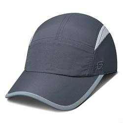 GADIEMKENSD Womens Hats Baseball Cap UPF 50+ Sun Quick Dry Lightweight Breathable Reflective Trucker Hat Outdoor Hiking Fishing Run Golf Sports A Mesh Hats Running Hat Ponytail for Women Dark Gray M/L von GADIEMKENSD