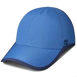 Mens Hats Baseball Cap UPF 50+ Sun Quick Dry Lightweight Breathable Trucker Hat Outdoor Hiking Fishing Run Golf Sports Dad Mesh Hats A Go Running Quick Drying Hats for Men Women Men Blue von GADIEMKENSD