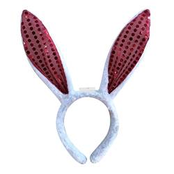 Bizeps Band Erwachsenes Stirnband-Zubehör Erwachsenes Ohr-Kaninchenhaar-Haarband Ostern und Kinder-Haarband-Hörband Tennis Damen (B, One Size) von GADXE