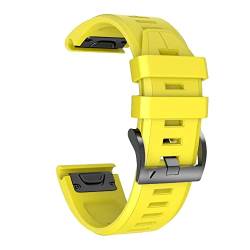 GAFNED Ersatz-Armband für Garmin Fenix 6X 6 Pro 5 5X Plus 3 3HR Smartwatch, Silikonband Fenix 7 x 7, Schnellverschluss-Armbänder, 22mm Width, Achat von GAFNED